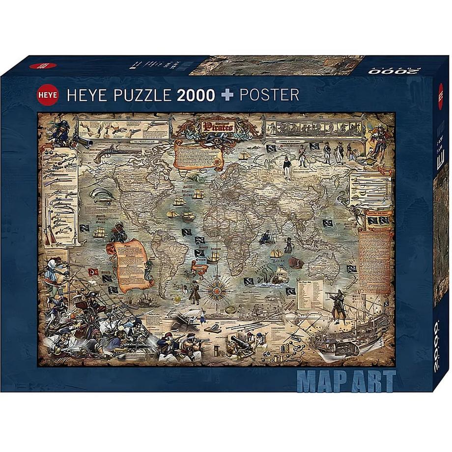 Heye  Puzzle Pirate World (2000Teile) 