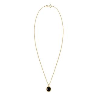 Elli  Halskette Onyx Oval Vintage 
