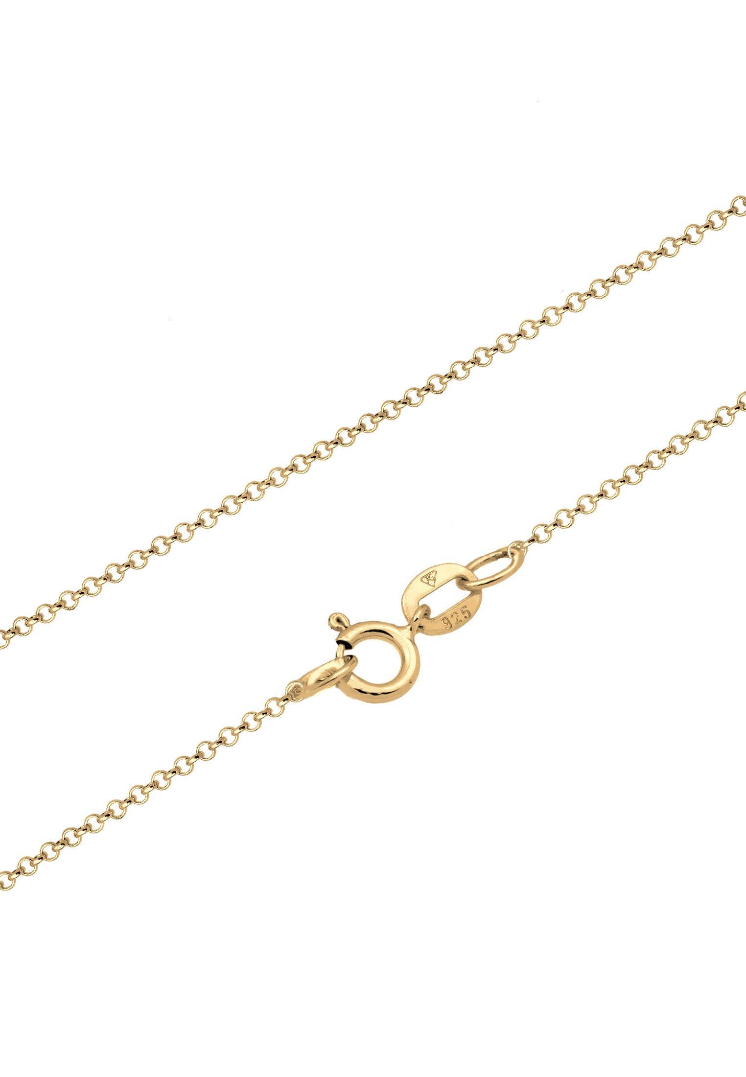 Elli  Halskette Onyx Oval Vintage 