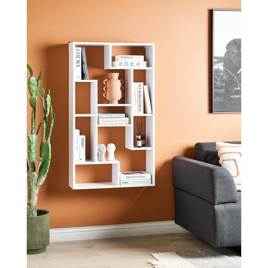 Beliani Regal aus Faserplatte Skandinavisch ALMA  