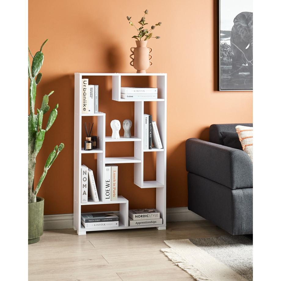 Beliani Regal aus Faserplatte Skandinavisch ALMA  