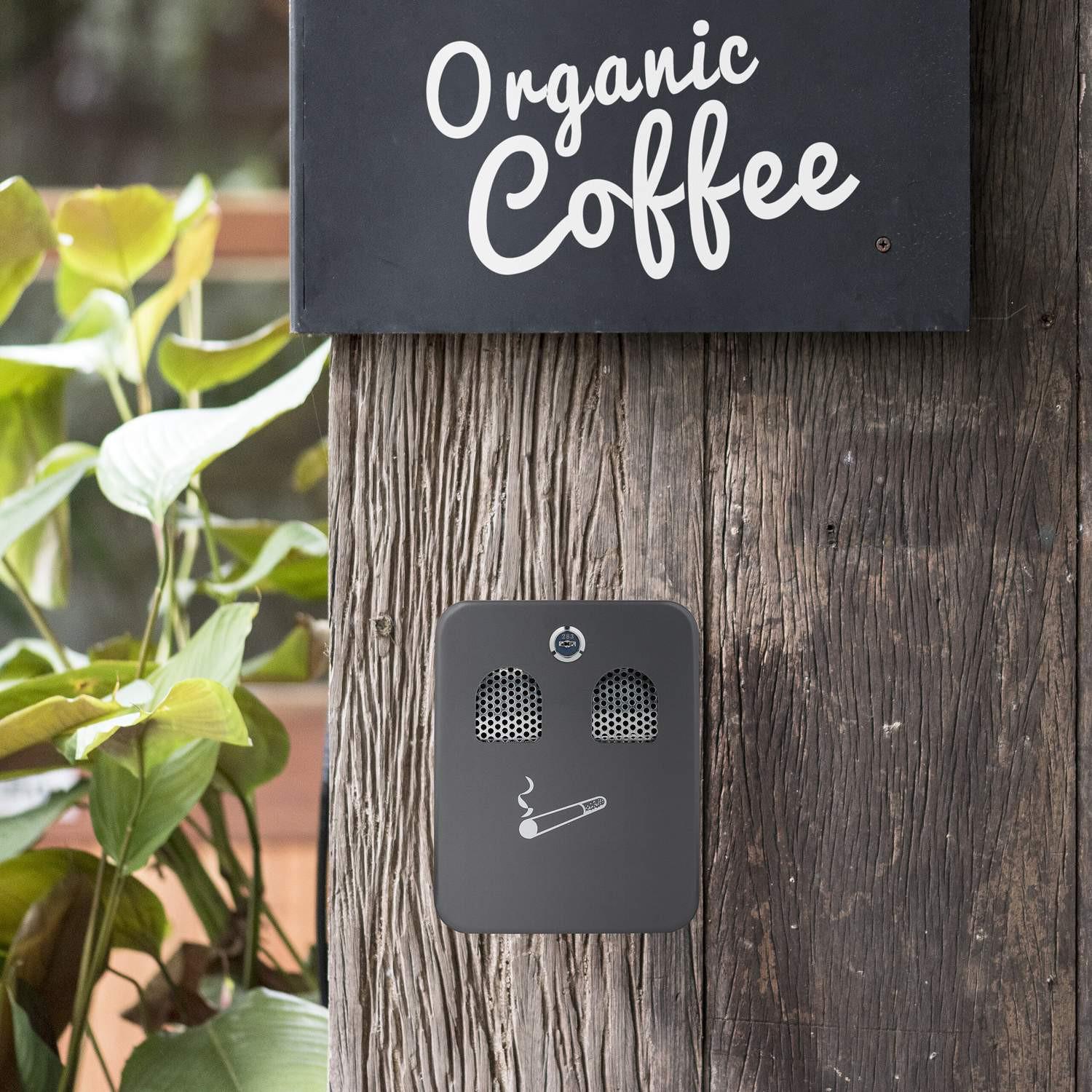 Northio Cendrier mural en anthracite  