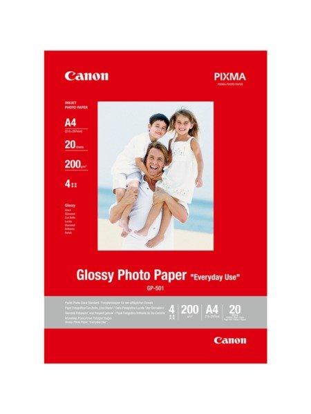 Canon  CANON Photo Paper glossy A4 GP501A4 InkJet, 200g 20 Blatt 