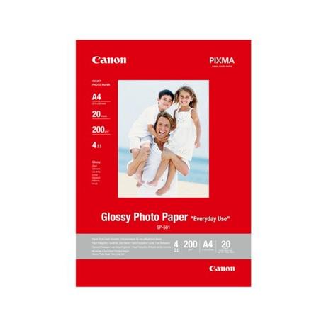Canon CANON Photo Paper glossy A4 GP501A4 InkJet, 200g 20 Blatt  