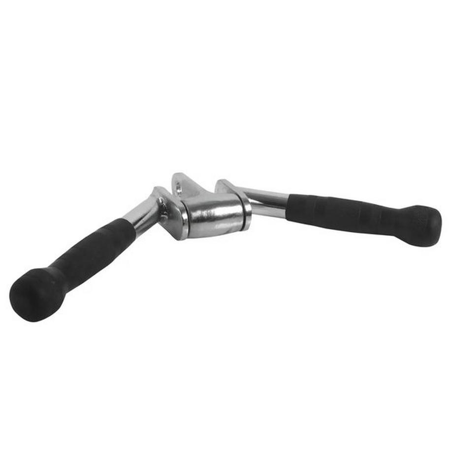 GladiatorFit  Barre triceps en V en acier pour traction / tirage à la poulie GladiatorFit 