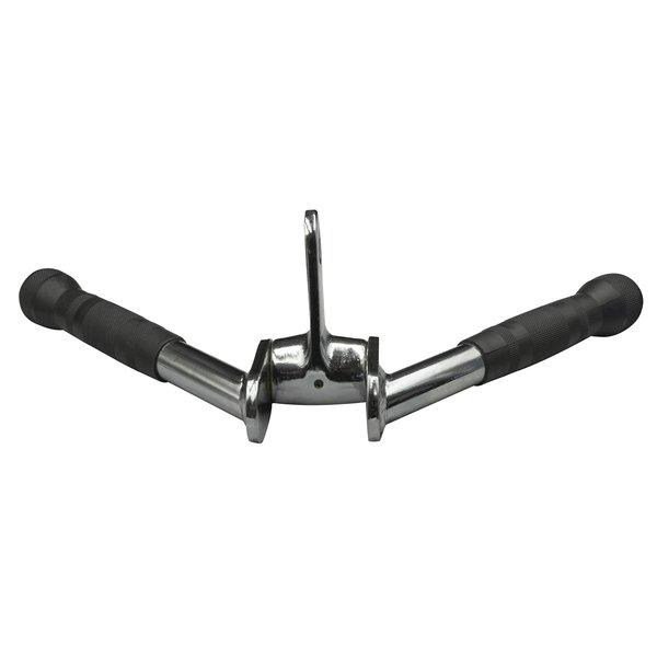 GladiatorFit  GladiatorFit V-förmige Trizepsstange aus Stahl für Klimmzüge/Ziehen an der Rolle 