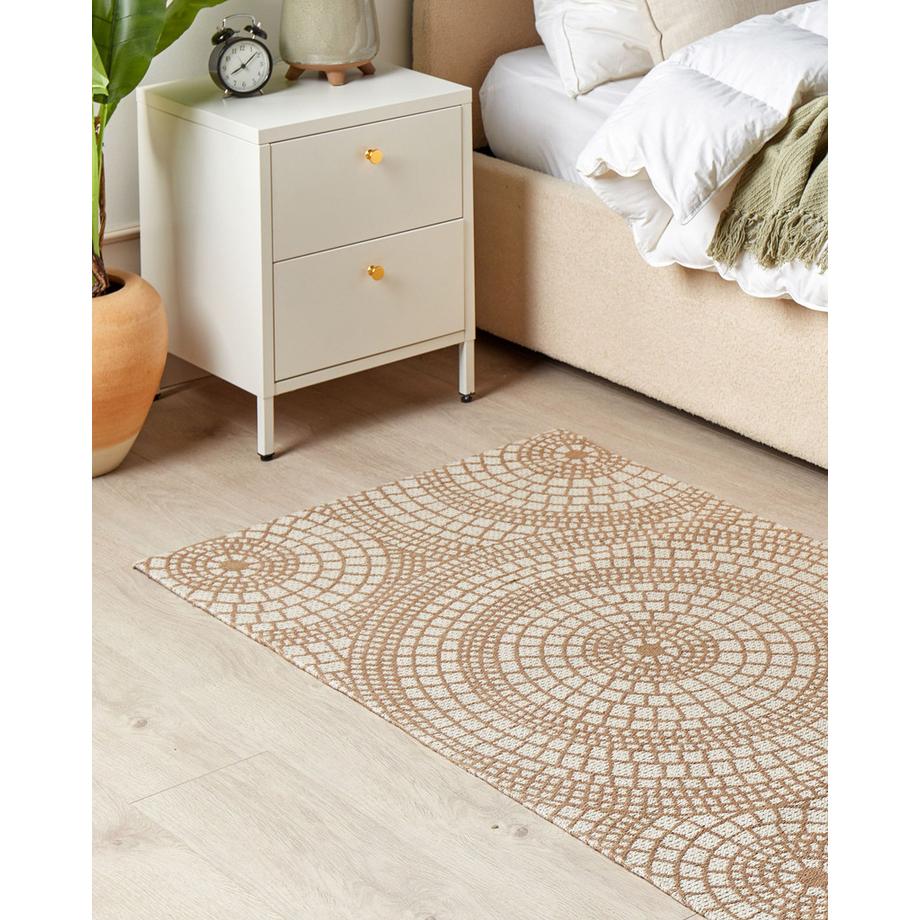 Beliani Tapis en Jute Boho ARIBA  