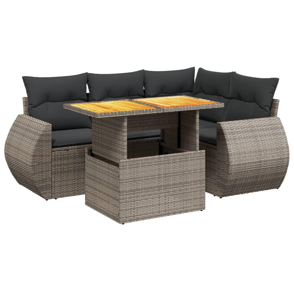 VidaXL Garten sofagarnitur poly-rattan  