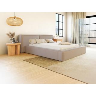 PASCAL MORABITO Bett mit Bettkasten - 180 x 200 cm - Stoff - Beige - TIMANO von Pascal Morabito  