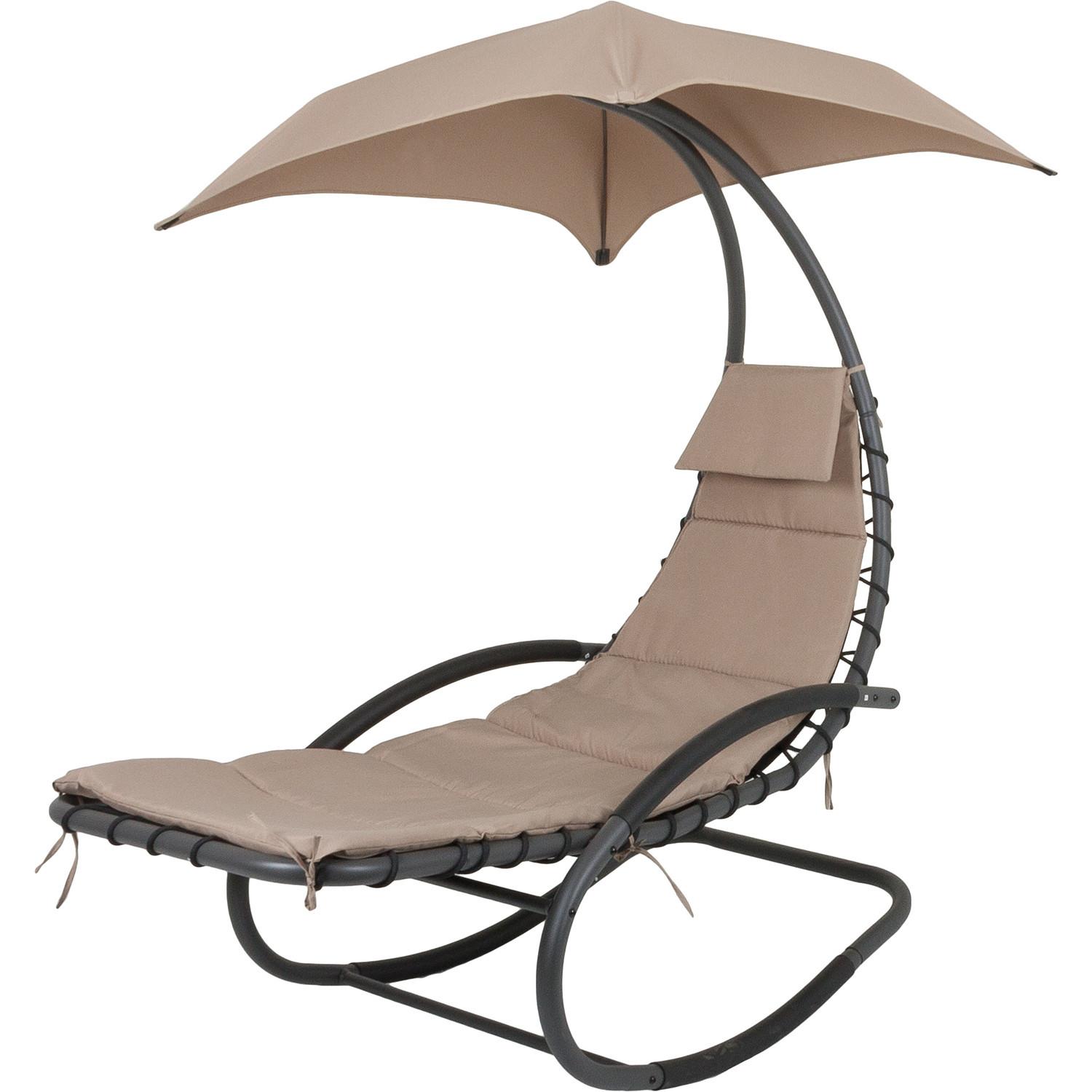 Image of Schaukelliege Keros cremebraun Schaukelliege Keros cremebraun