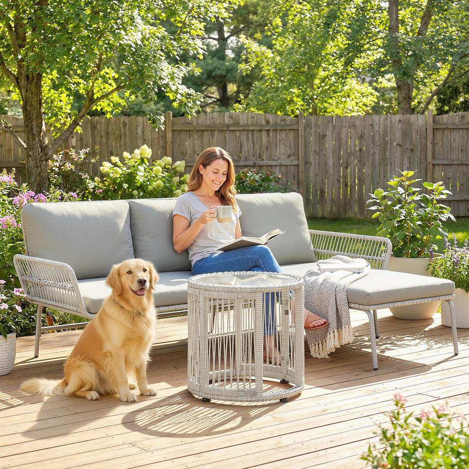 Outsunny Rattan Gartenmöbel Set  