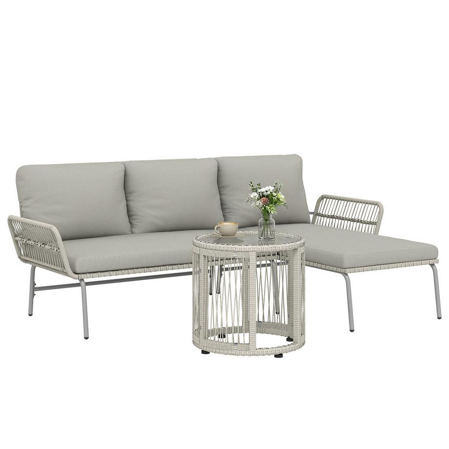 Rattan Gartenmöbel Set