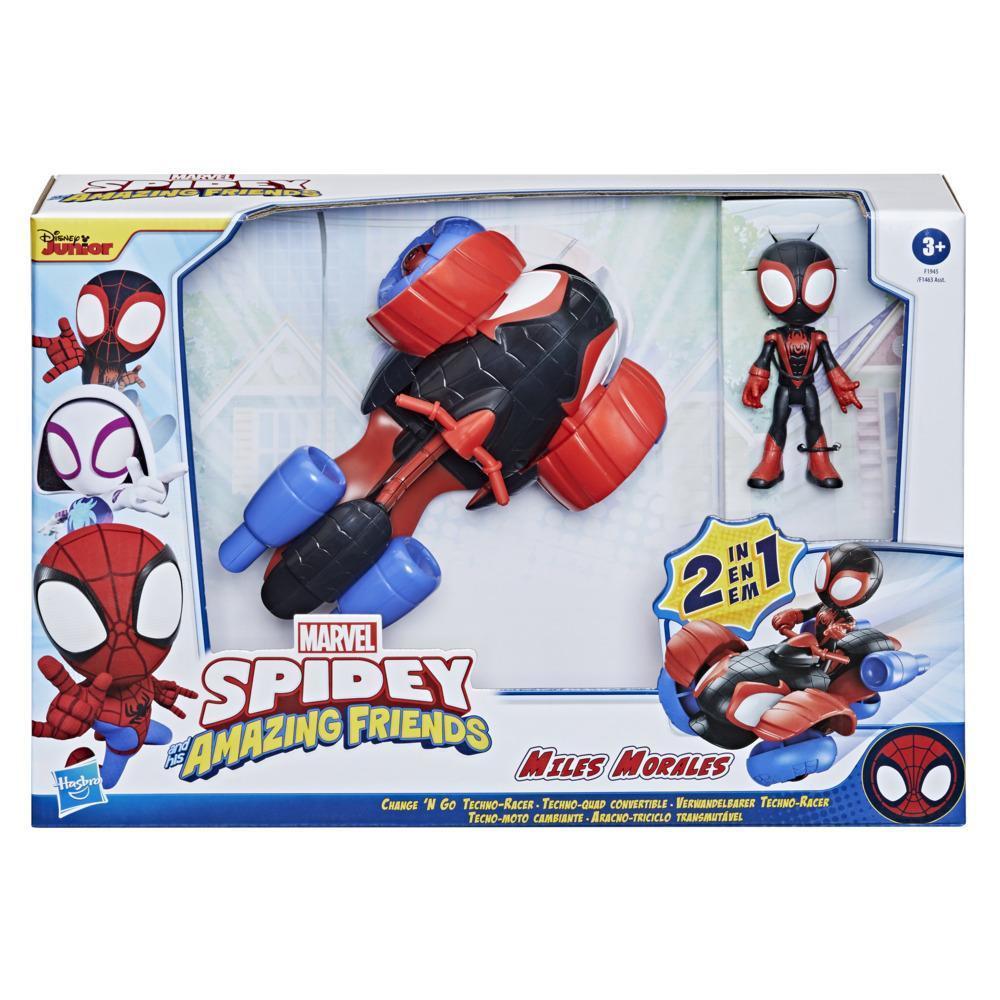 Hasbro  Spiderman Spidey Verwandelbarer Techno-Racer 