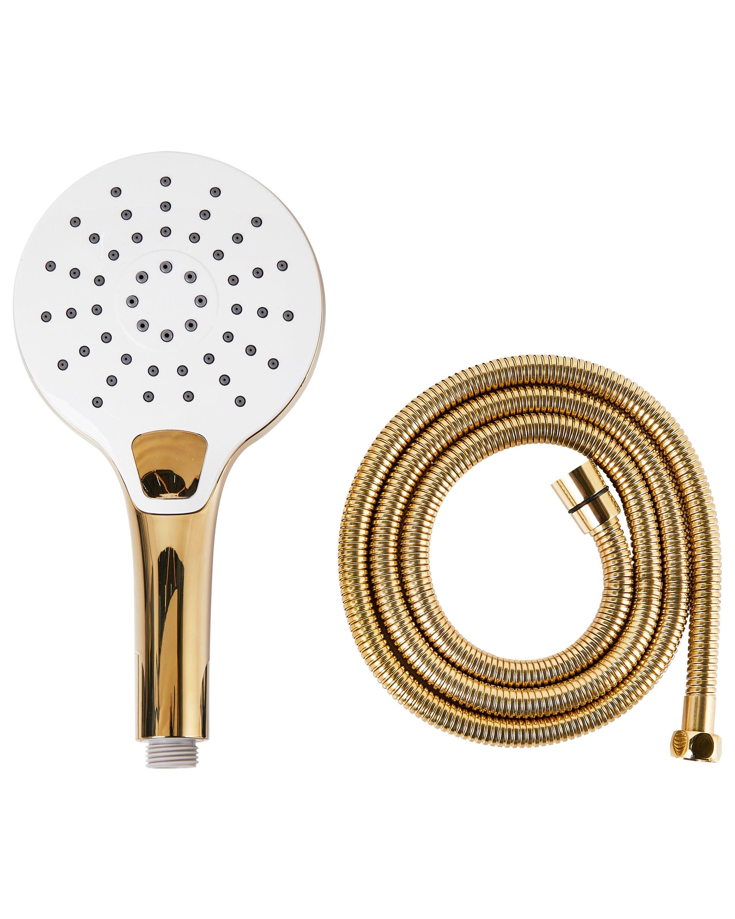 Beliani Duschkopf mit Schlauch aus ABS (robuster Kunststoff) Klassisch IQUIRA  
