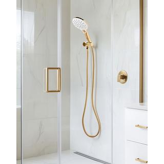 Beliani Duschkopf mit Schlauch aus ABS (robuster Kunststoff) Klassisch IQUIRA  