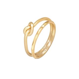 Elli  Ring Knoten Trend Basic 2Er Set 