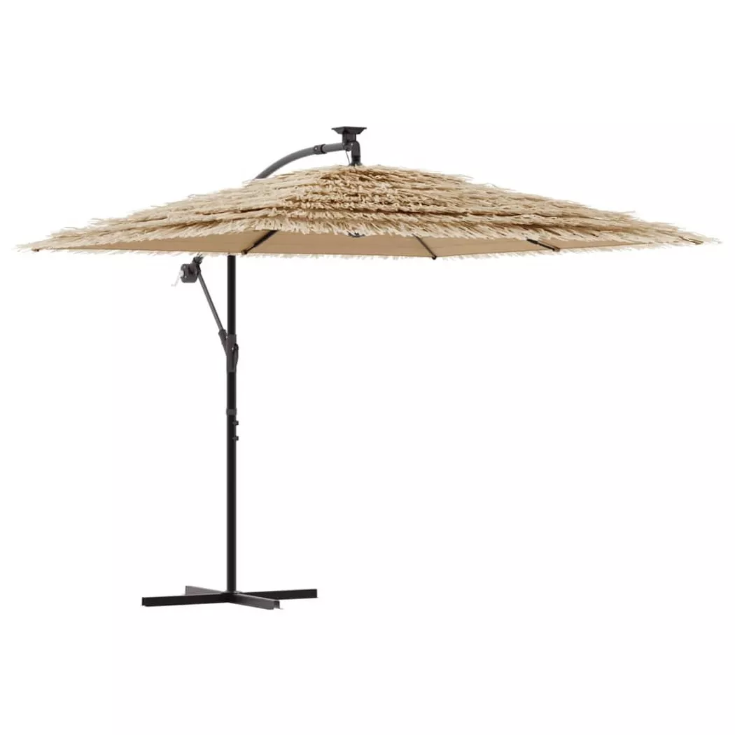 VidaXL - ombrellone da giardino, One Size, Marrone