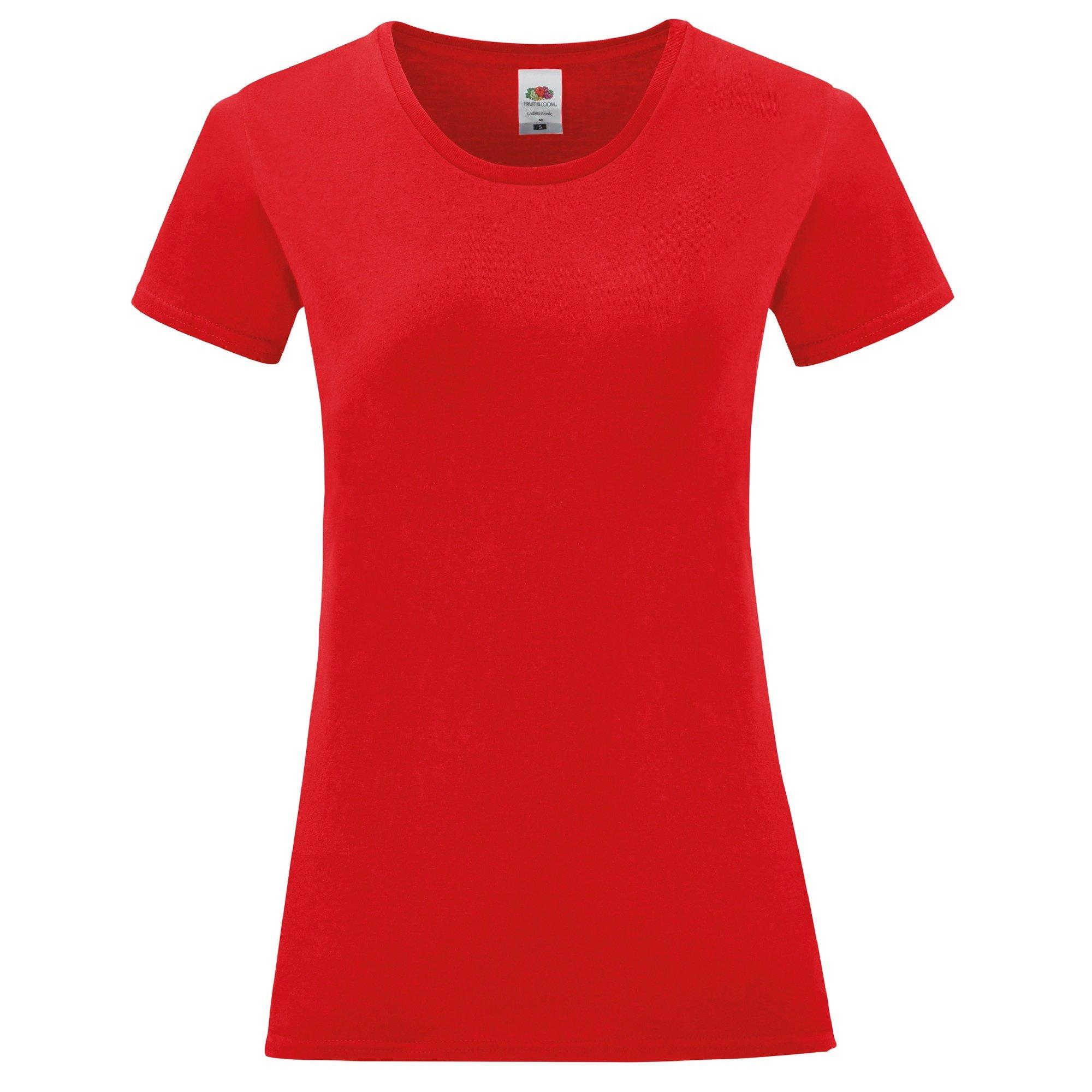 Image of Tshirt Iconic 150 Damen Rot Bunt M