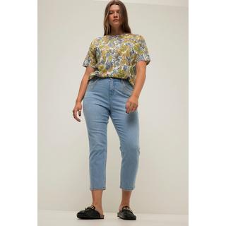 Studio Untold  Mom-Jeans, Wide Legs, 5-Pocket mit Kettenbändern, Zippfly 