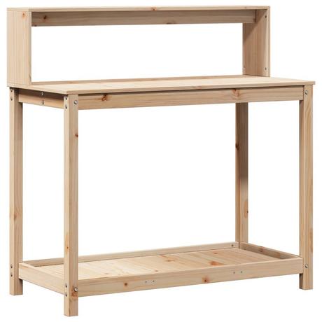 VidaXL Table d'empotage bois de pin  