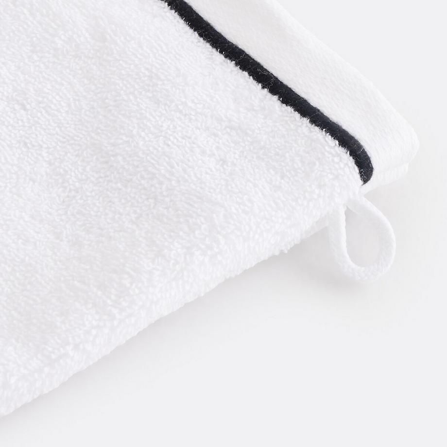 La Redoute Intérieurs Set mit 2 Waschhandschuhen aus gekämmter Baumwolle 675 gr/m2  