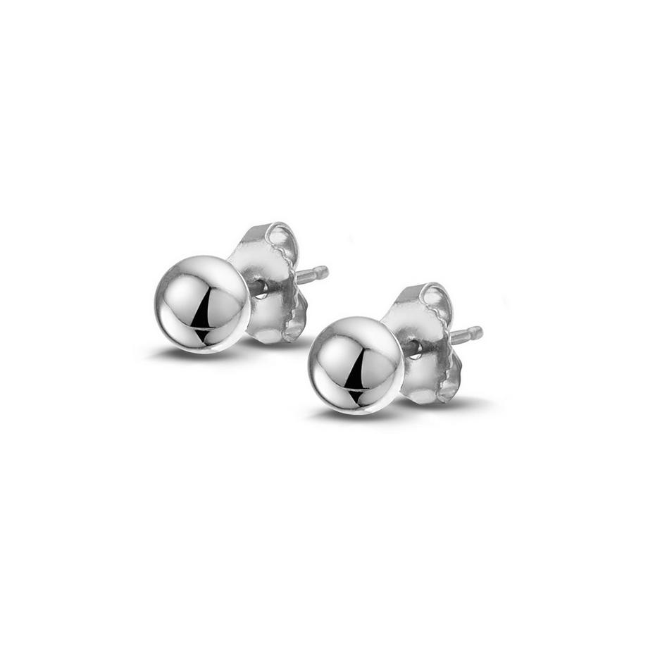 Boule clou d'oreille grand 1441 Plaqué rhodium
