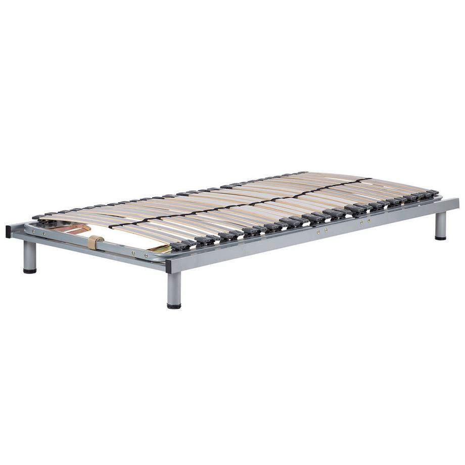 Beliani Lot de 2 sommiers à réglage manuel en Acier RESPITE  