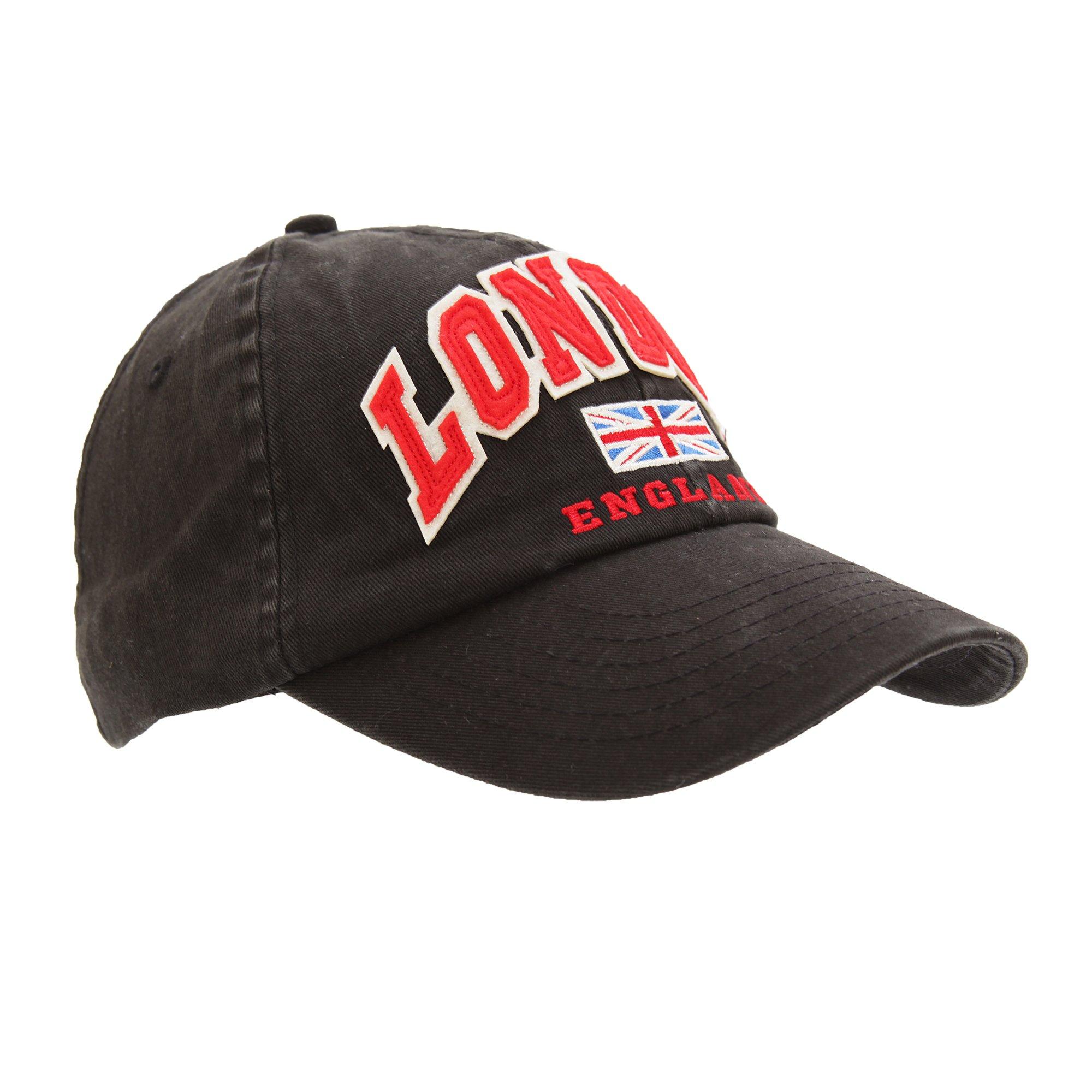 Universal Textiles  Londres Angleterre Union Jack 3D Design Rétro Casquette de baseball 