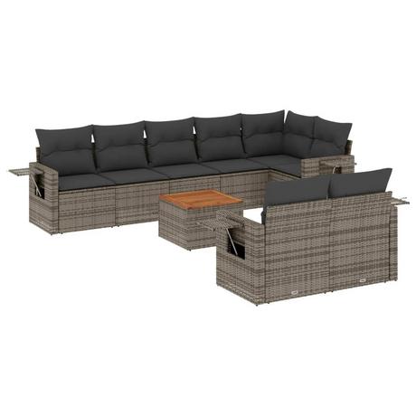 VidaXL Garten sofagarnitur poly-rattan  