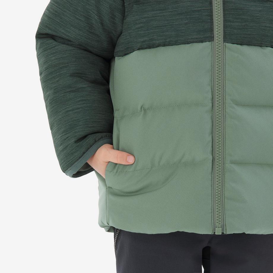 QUECHUA Wattierte Jacke Kinder warm Bergwandern  