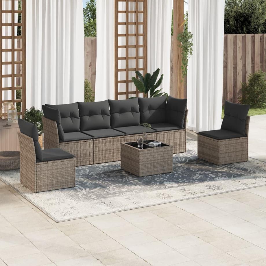 VidaXL Garten sofagarnitur poly-rattan  