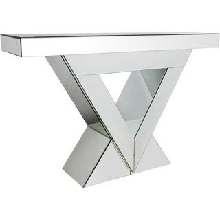 mutoni Table console verre miroir 120x36x80  