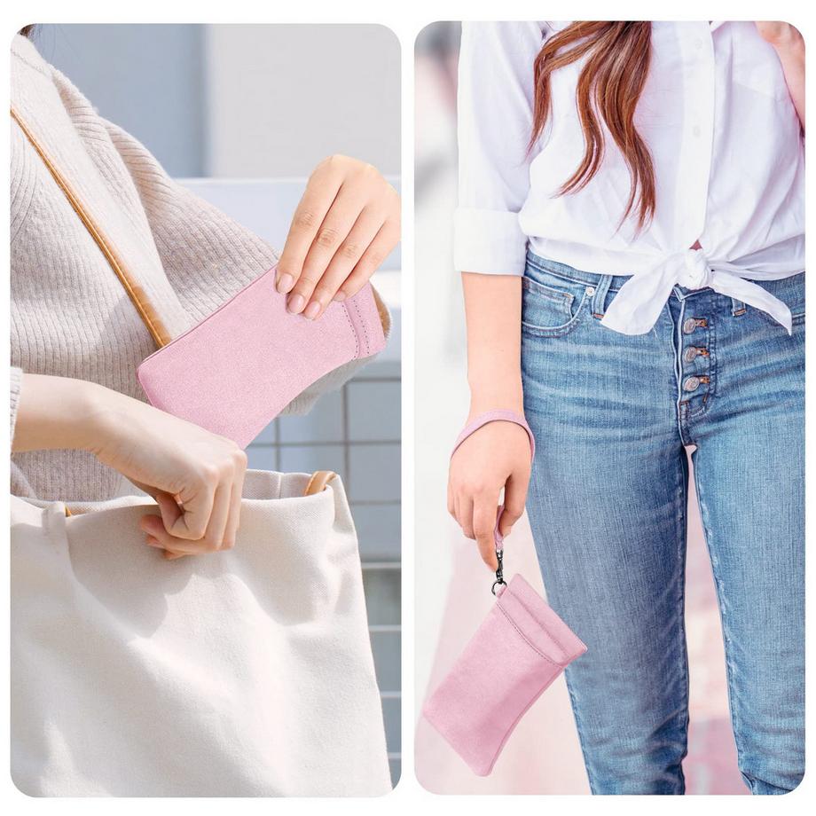 Only-bags.store Double étui à lunettes pour 2 paires de lunettes étui souple à attacher  