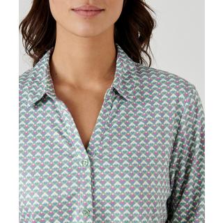 Damart  Warme Printbluse mit samtigem Griff. 