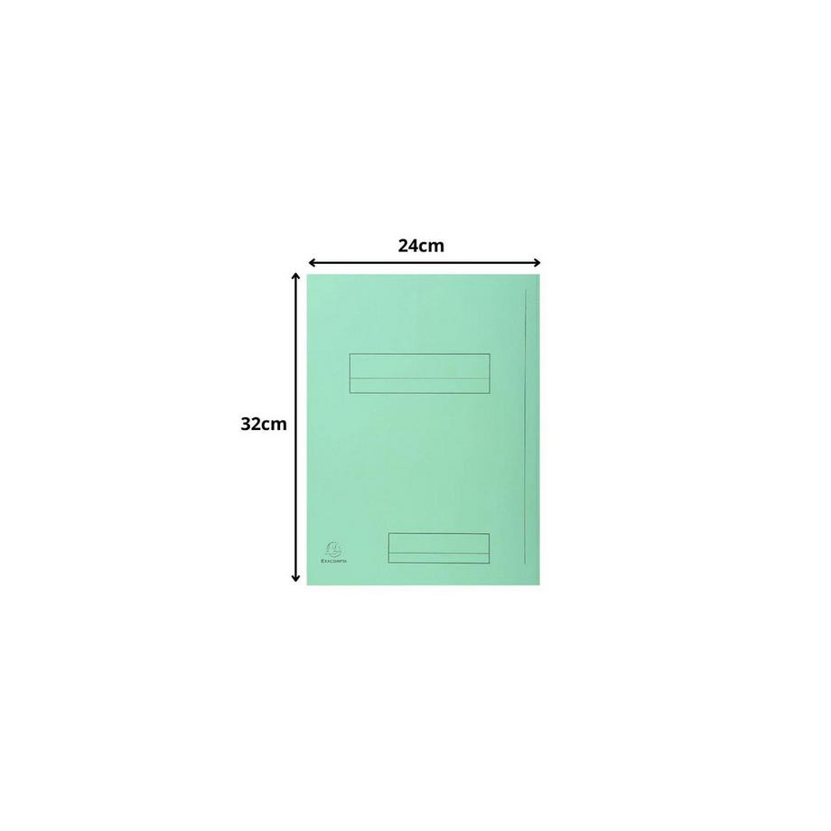 Exacompta Paquet de 50 chemises imprimées 2 rabats SUPER 210 - 24x32cm - x 5  