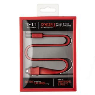 TYLT  Syncable, 0.3m câble USB 0,3 m USB A Micro-USB B Rouge 