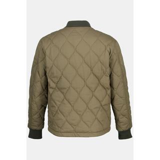 Sthuge  Veste matelassée STHUGE, cirée, col style teddy, doublure à carreaux, jusqu'au 8 XL 