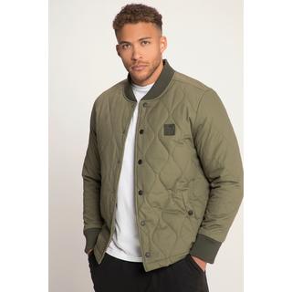 Sthuge  Veste matelassée STHUGE, cirée, col style teddy, doublure à carreaux, jusqu'au 8 XL 