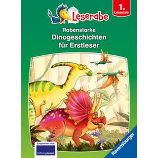 Rabenstarke Dinogeschichten für Erstleser - Leserabe ab 1. Klasse - Erstlesebuch für Kinder ab 6 Jahren Klein, Martin; Leopé; Hartmann, Jörg (Illustrationen); Nöldner, Pascal (Illustrationen) Gebundene Ausgabe 