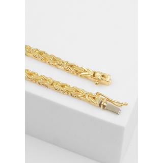 MUAU Schmuck  Bracelet Königskette Gelbgold 750, 2.9mm, 19cm 