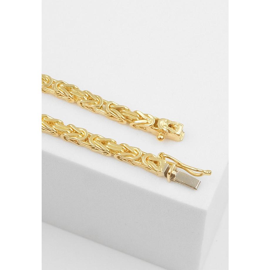 MUAU Schmuck  Bracelet chaine royale en or jaune 750, 2,9mm, 19cm 