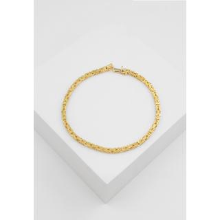 MUAU Schmuck  Bracelet Königskette Gelbgold 750, 2.9mm, 19cm 