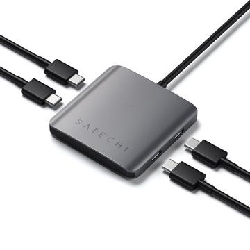 4 Port USB-C Alu Hub