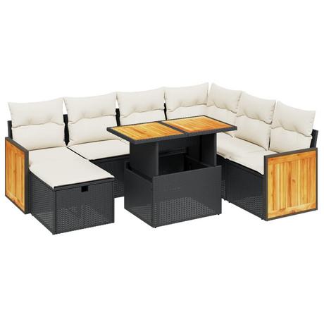 VidaXL Garten sofagarnitur poly-rattan  