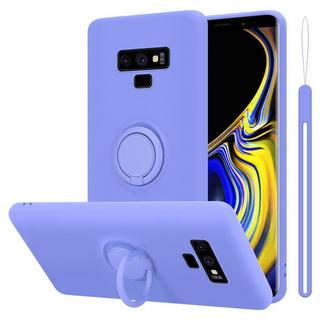 Cadorabo  Hülle für Samsung Galaxy NOTE 9 TPU Silikon mit Ring Liquid 