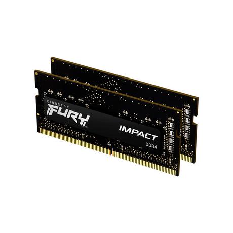 KINGSTON TECHNOLOGY  FURY 32GB 2666MT/s DDR4 CL16 SODIMM (Kit of 2) Impact 