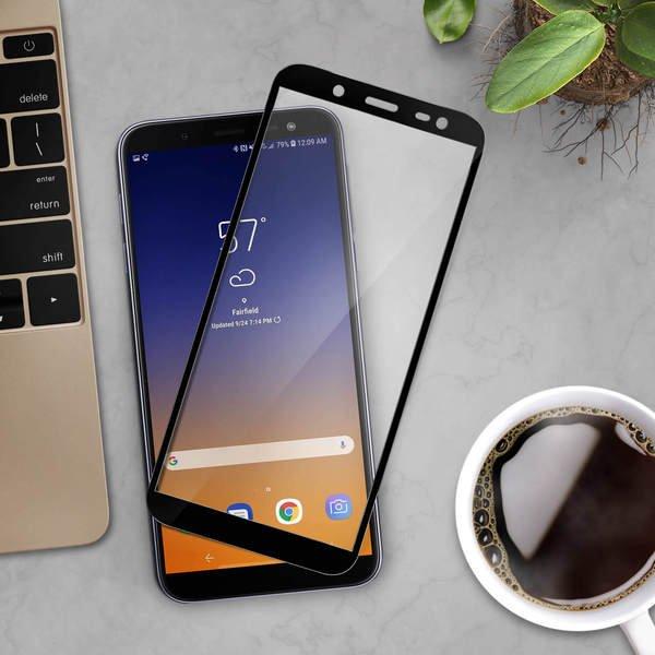 Avizar  Pellicola Vetro Temp. Galaxy J6 Nero 