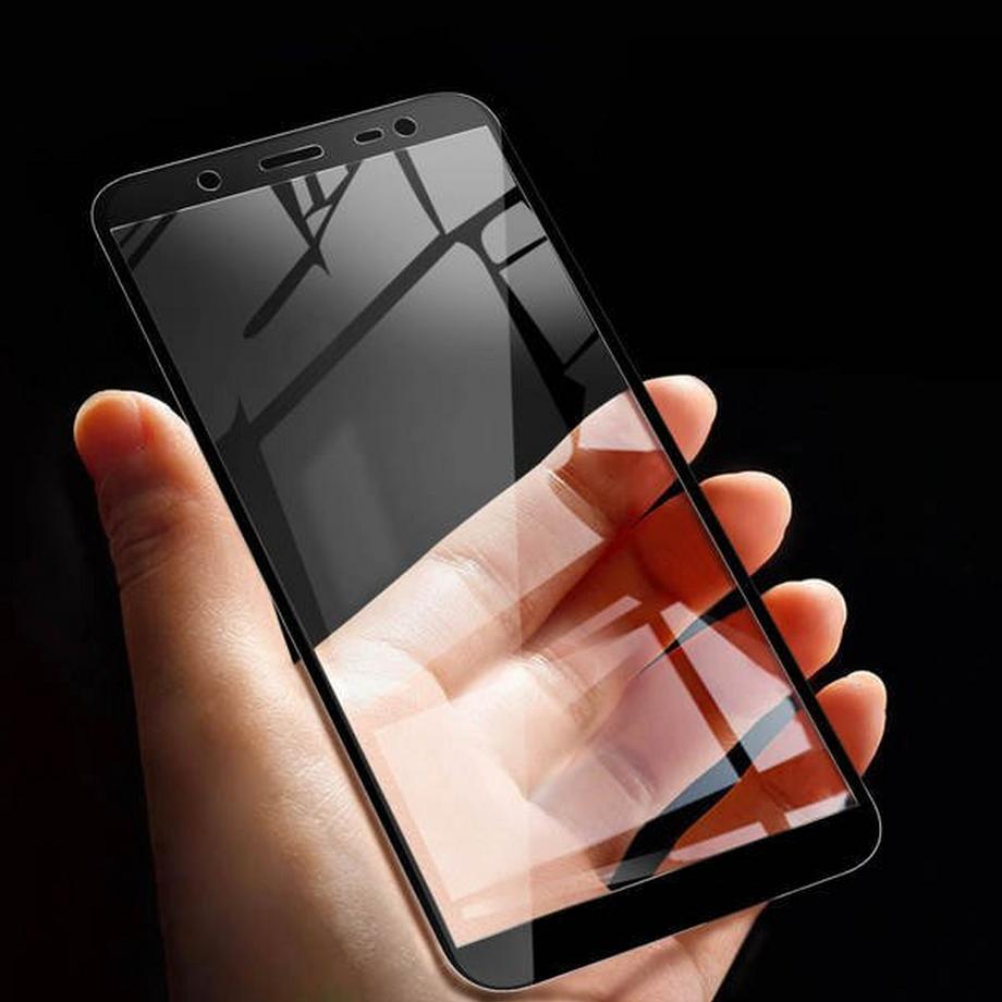 Avizar  Film Verre Trempé Galaxy J6 Noir 