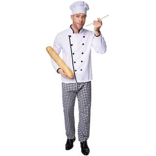 Tectake  Costume de chef étoilé pour homme 