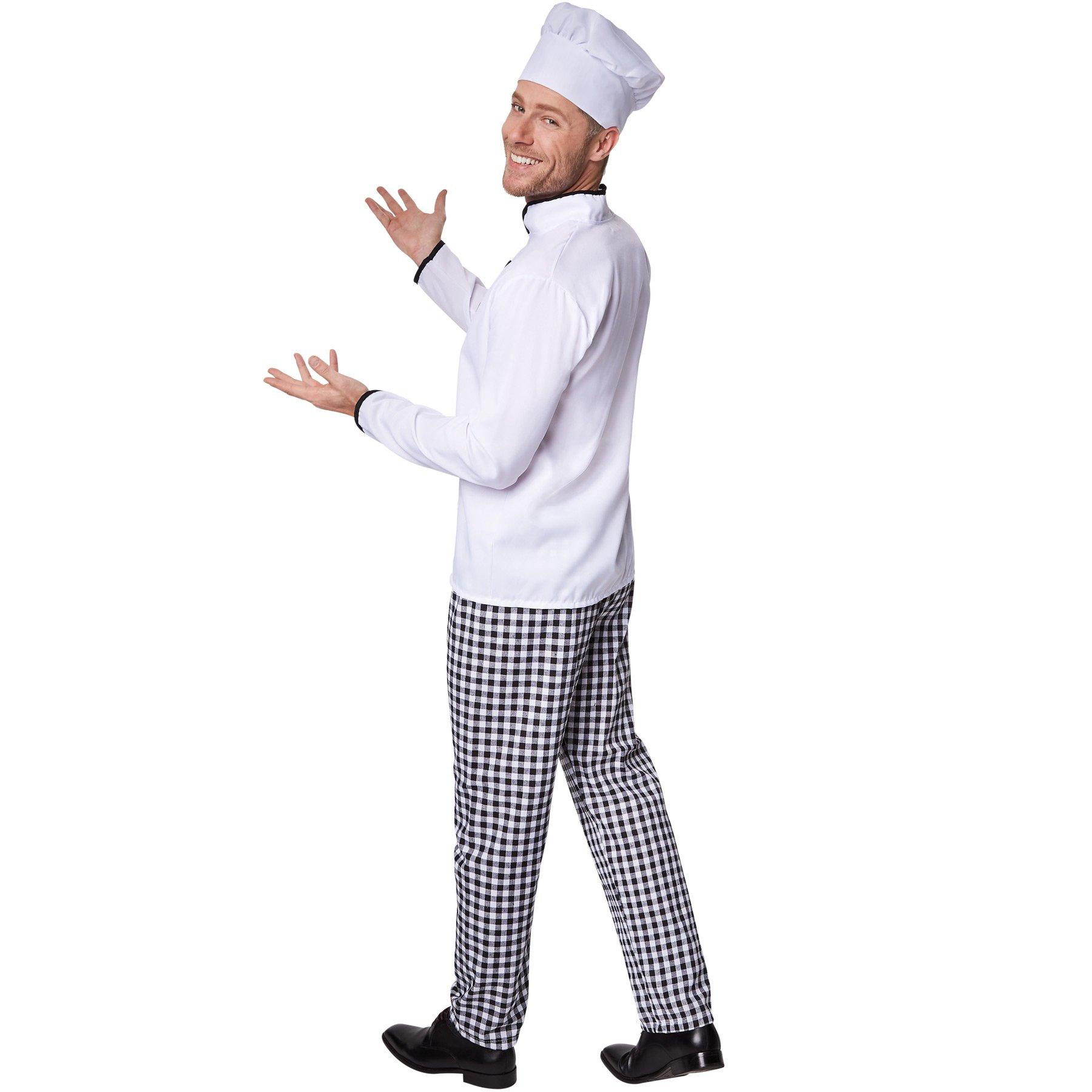 Tectake  Costume de chef étoilé pour homme 